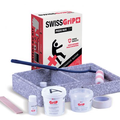 Kit d'application de l'antidérapant Swiss Grip, facile à mettre en œuvre